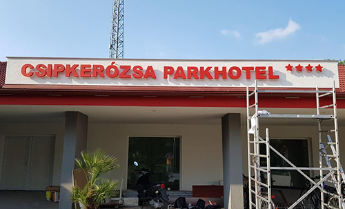 világító térbetű készítése